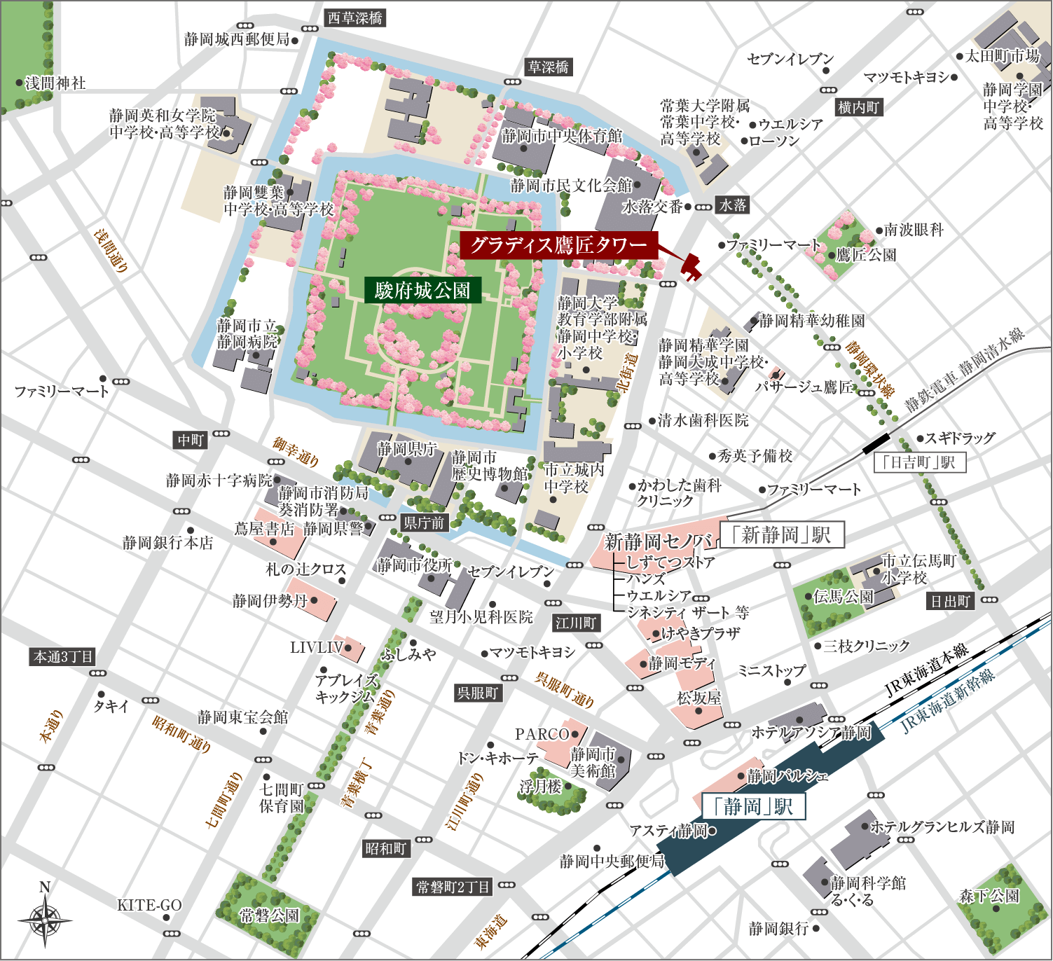 現地案内図