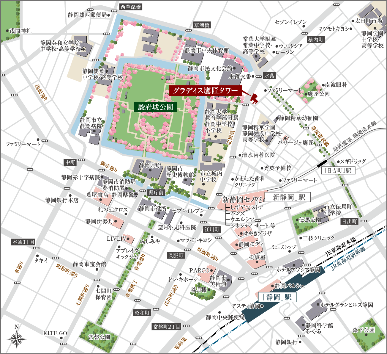 現地案内図