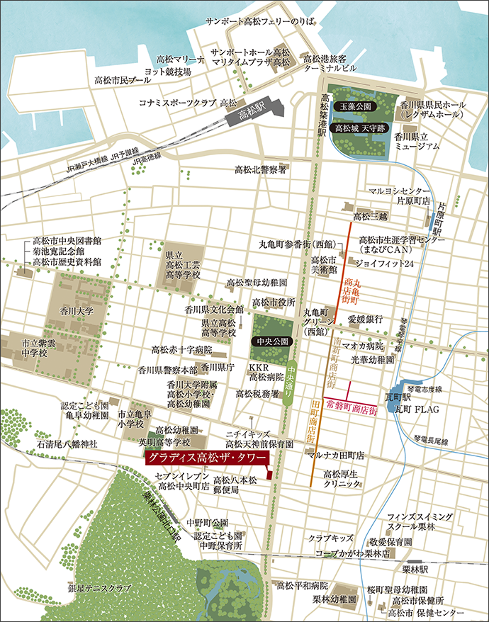 ゼンリン住宅地図 香川県 高松市①2021-